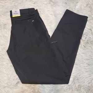 Hurley Stretch Moisture Wicking Tech Black Pant w/ Hidden Pocket